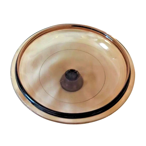 Pyrex Amber Glass Lid Visionware - Picture 2 of 2